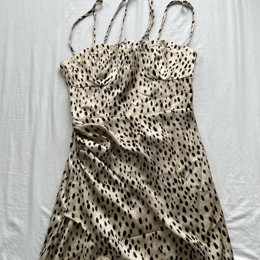 Zara Spotted Mini Dress